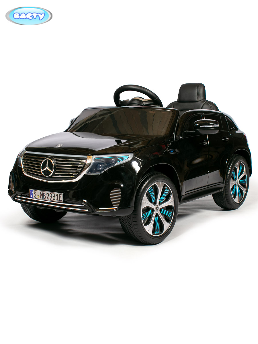 Электромобиль Mercedes-Benz EQC400 4MATIC (Черный глянец) HL378